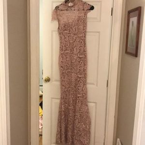 Light pink formal dress